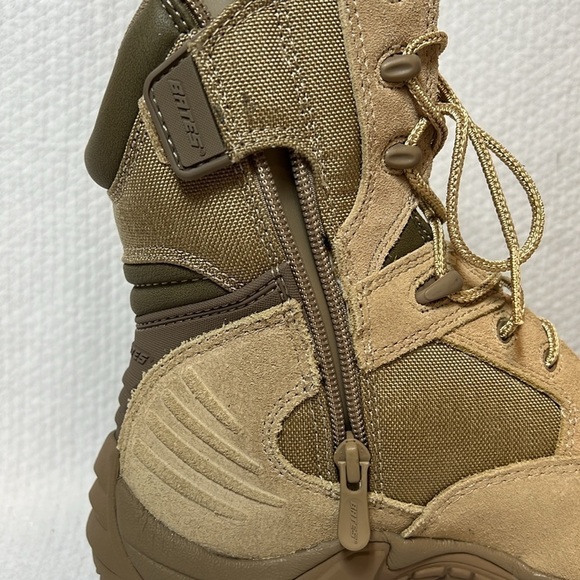 BATES Men’s Combat GX-8 Waterproof Composite Toe Side Zip Tactical Boot Size 4 - Picture 10 of 12